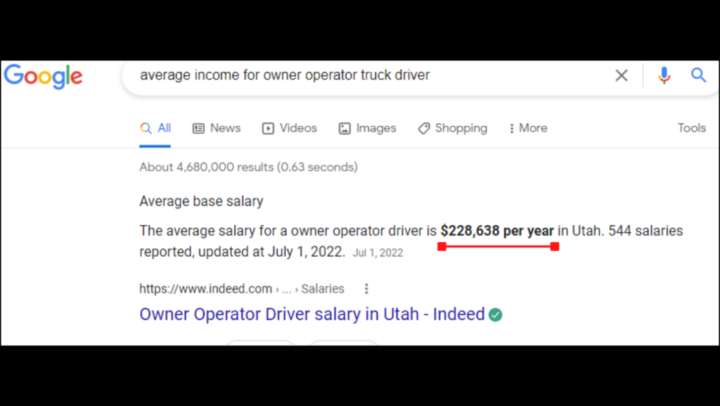 Owner Operator Salary